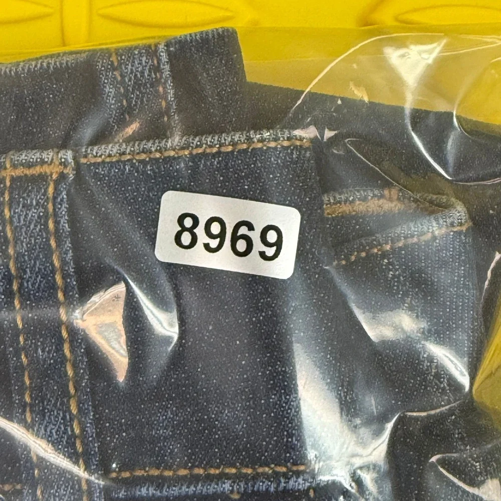 Spanx Womens Flare Jeans Dark Wash Blue Pull On Stretch Denim Size Large L/G